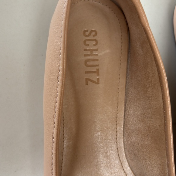 Schutz Arissa Ballet Flat EUC size 8.5B Tan/Nude - Picture 4 of 8
